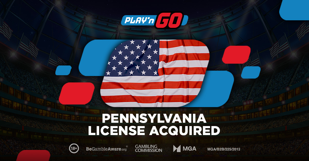 Play’n GO awarded Pennsylvania license 